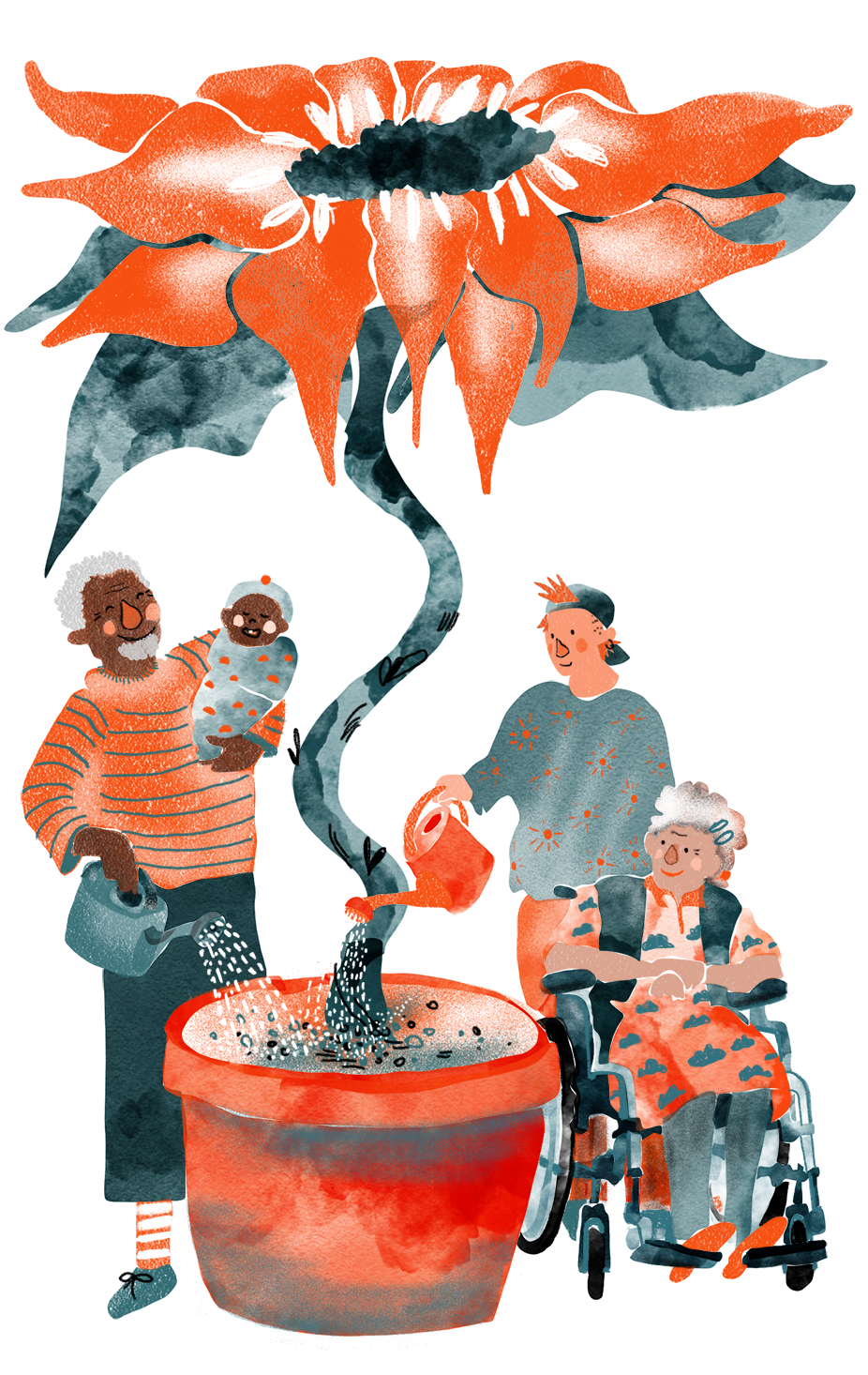 Illustration Solidarprinzip